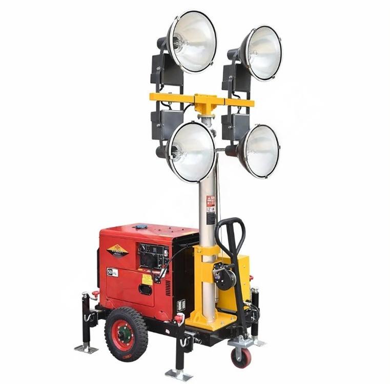 Outdoor Power Generator - Torre di Illuminazione Mobile Portatile di