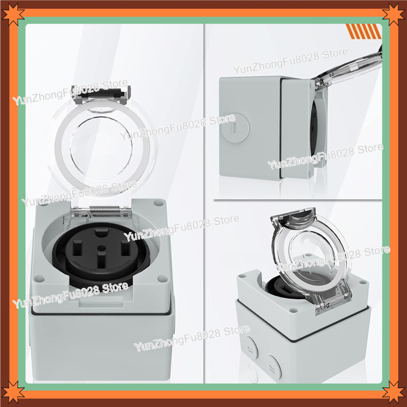 Outdoor Power Receptacle Box - Presa di Corrente 50Amp 14-50R 125/250