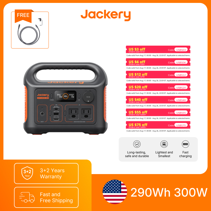 Outdoor Power Generator - Jackery Stazione di Alimentazione Portatile Explorer