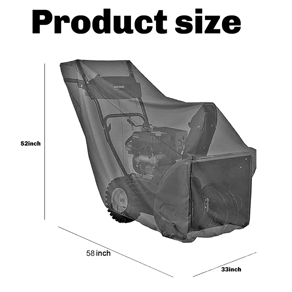 Snow Blower Single - Nuova copertura per spazzaneve, coperture per