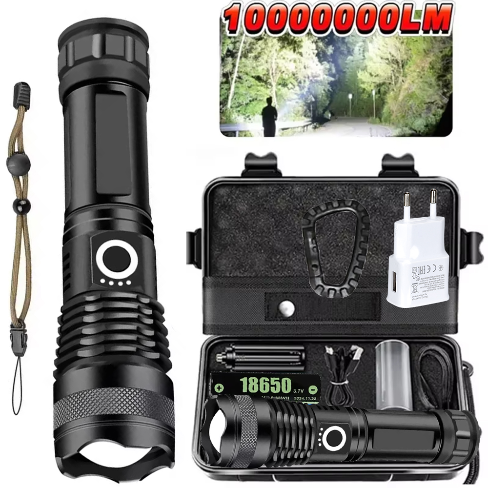 Outdoor Power For Camping - Torcia LED ad alta potenza ricaricabile