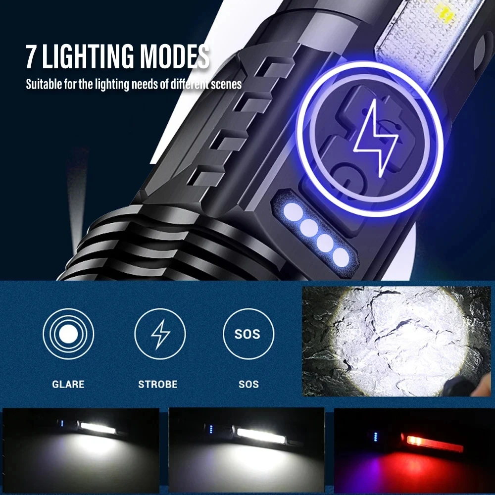 Potente torcia a LED ricaricab - Outdoor Power For Camping recensione e prezzo