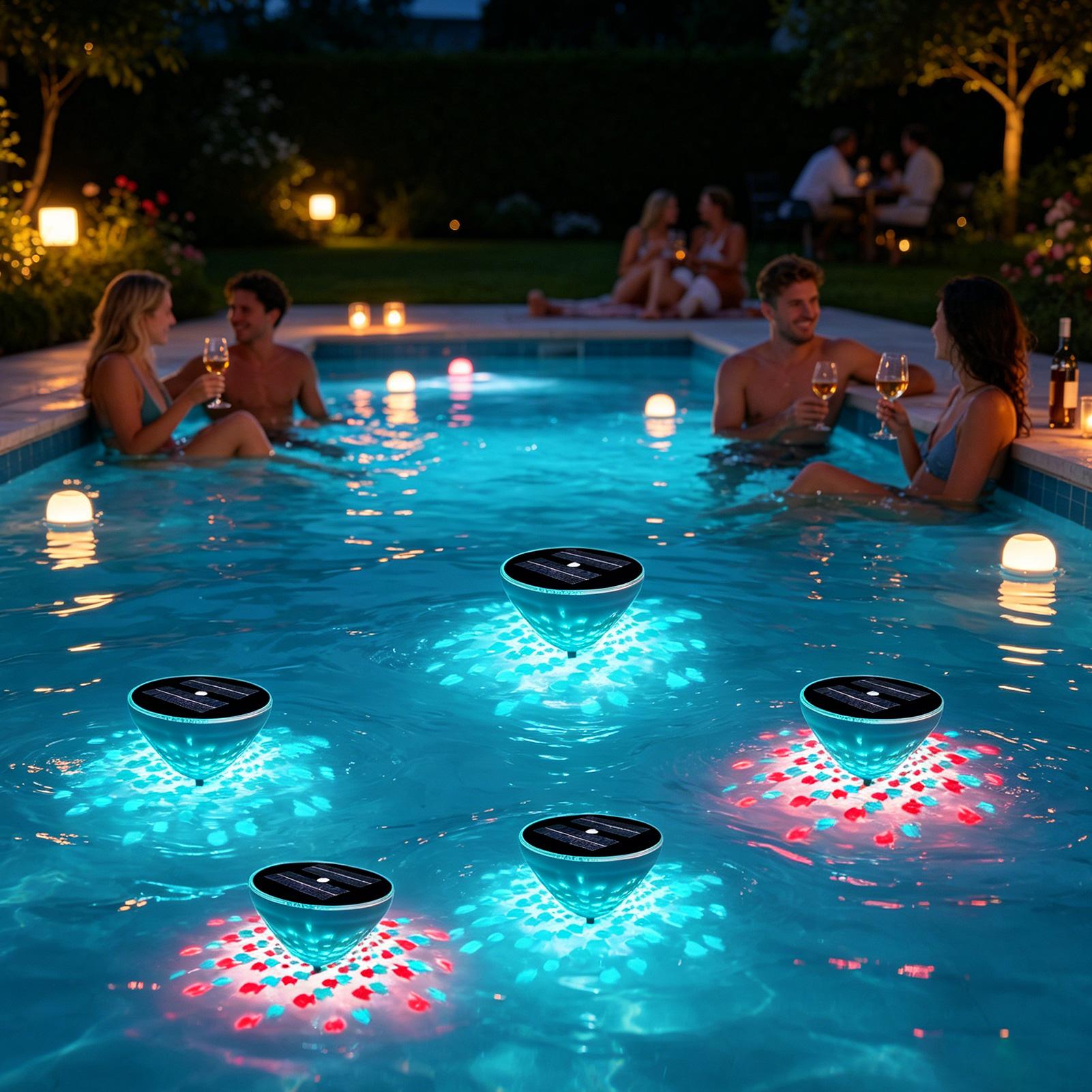 Luci solari per piscina, 2 pez - Outdoor Power For Hot Tub recensione e prezzo