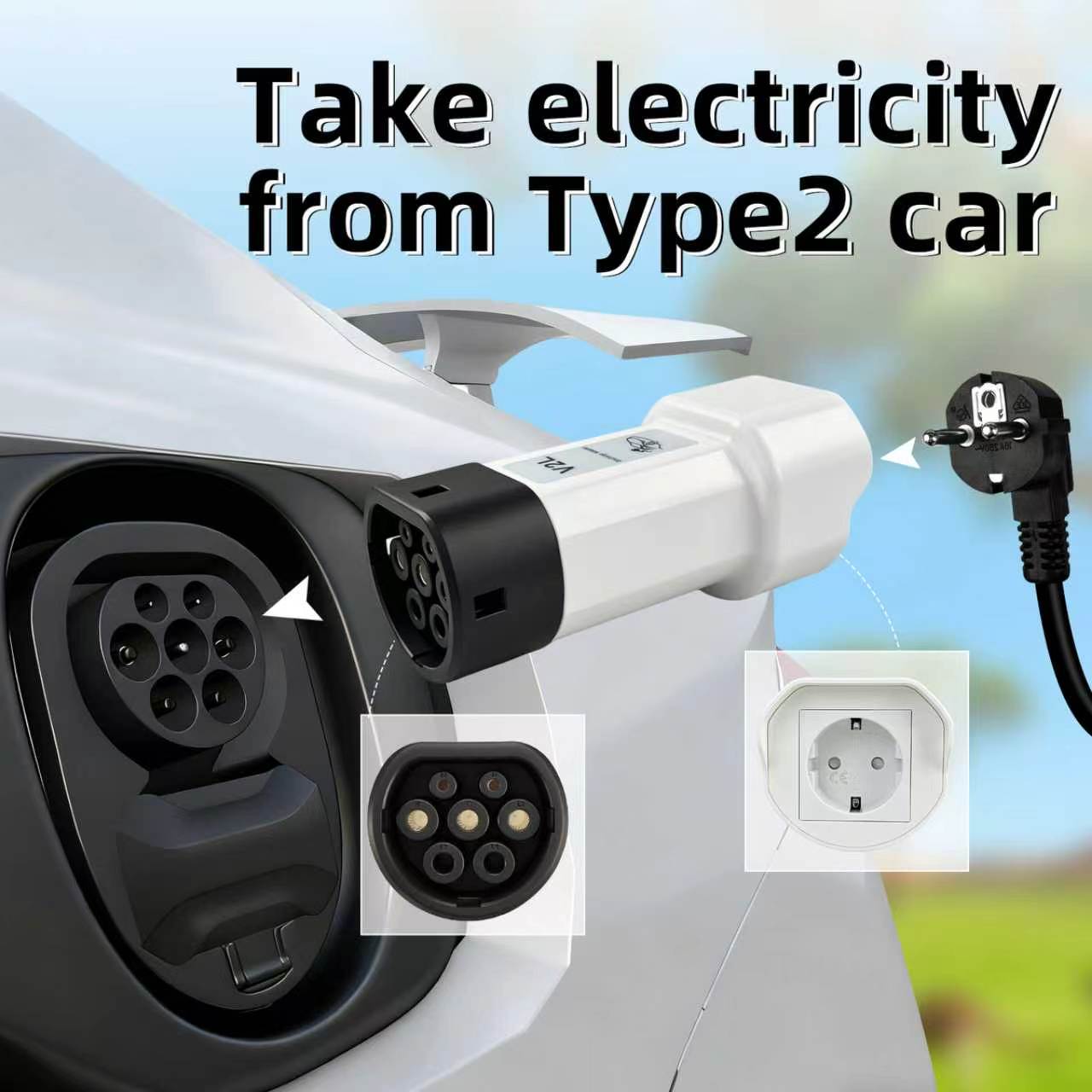 EVqiaoyi Spina di Scarica V2L  - Outdoor Power Plug In recensione e prezzo