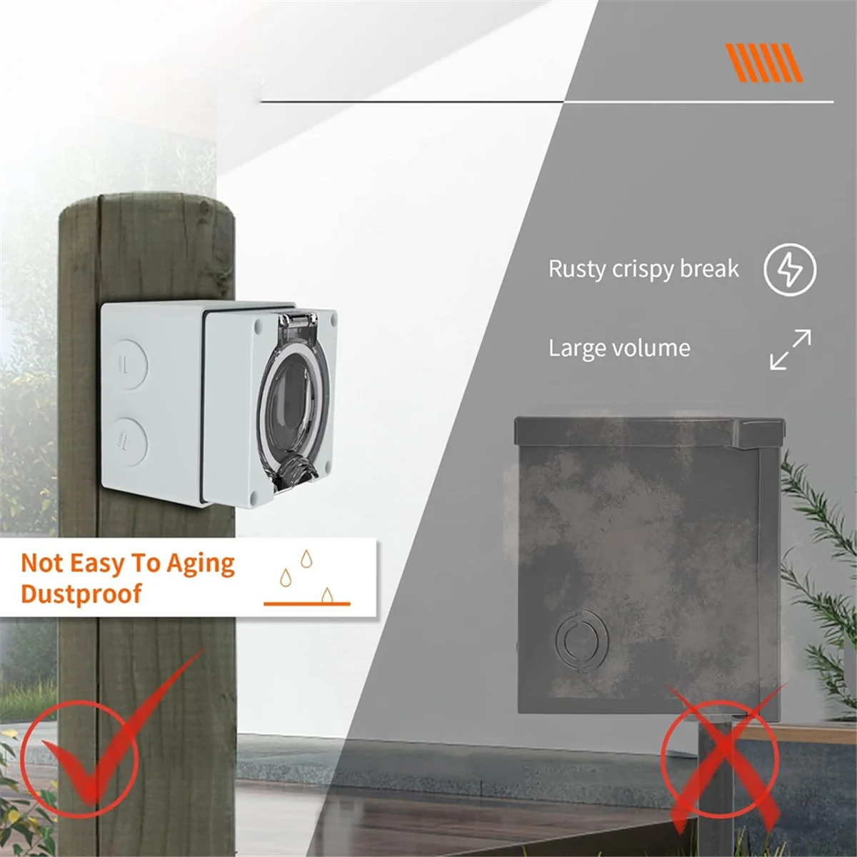 Presa di Corrente AT16 50Amp,  - Outdoor Power Receptacle Box recensione e prezzo