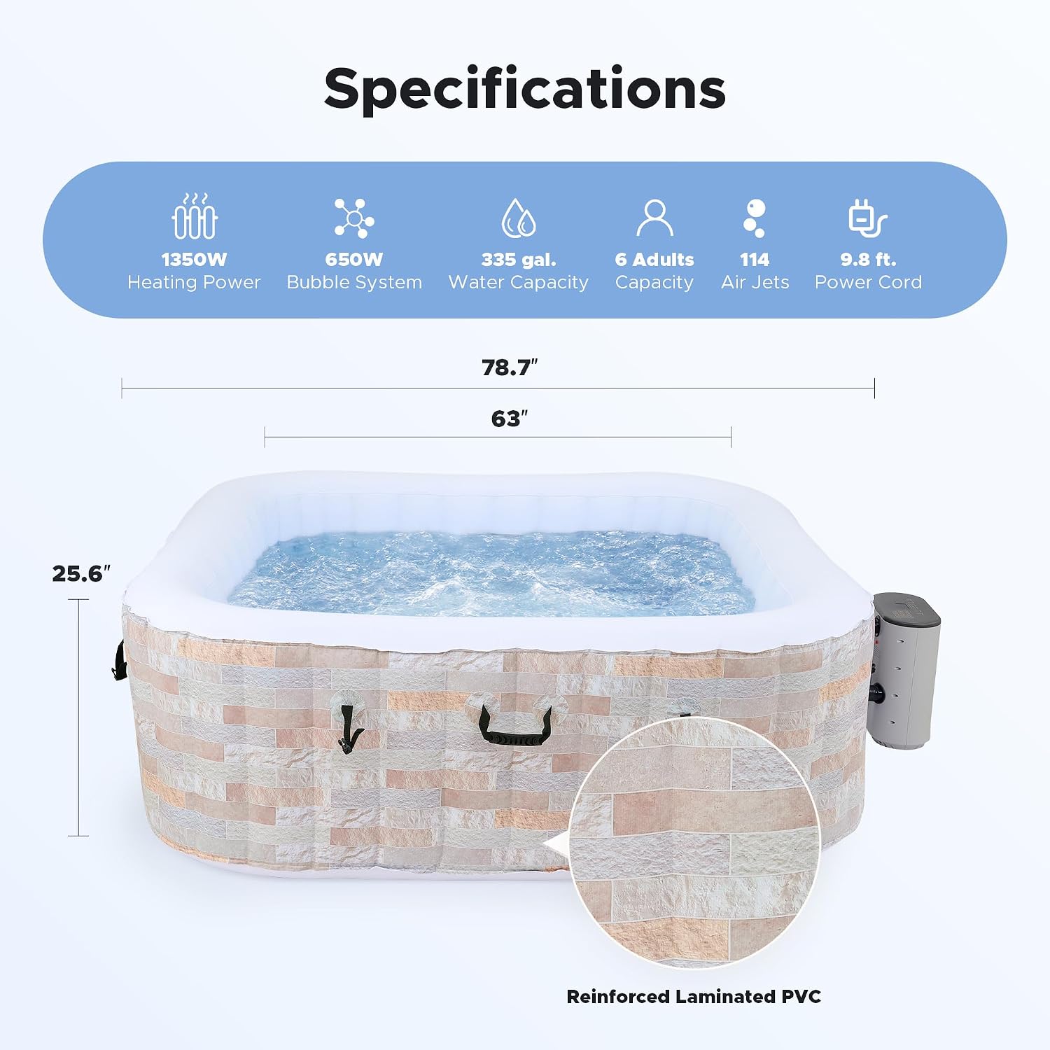 Vasca Idromassaggio Gonfiabile - Outdoor Power For Hot Tub recensione e prezzo