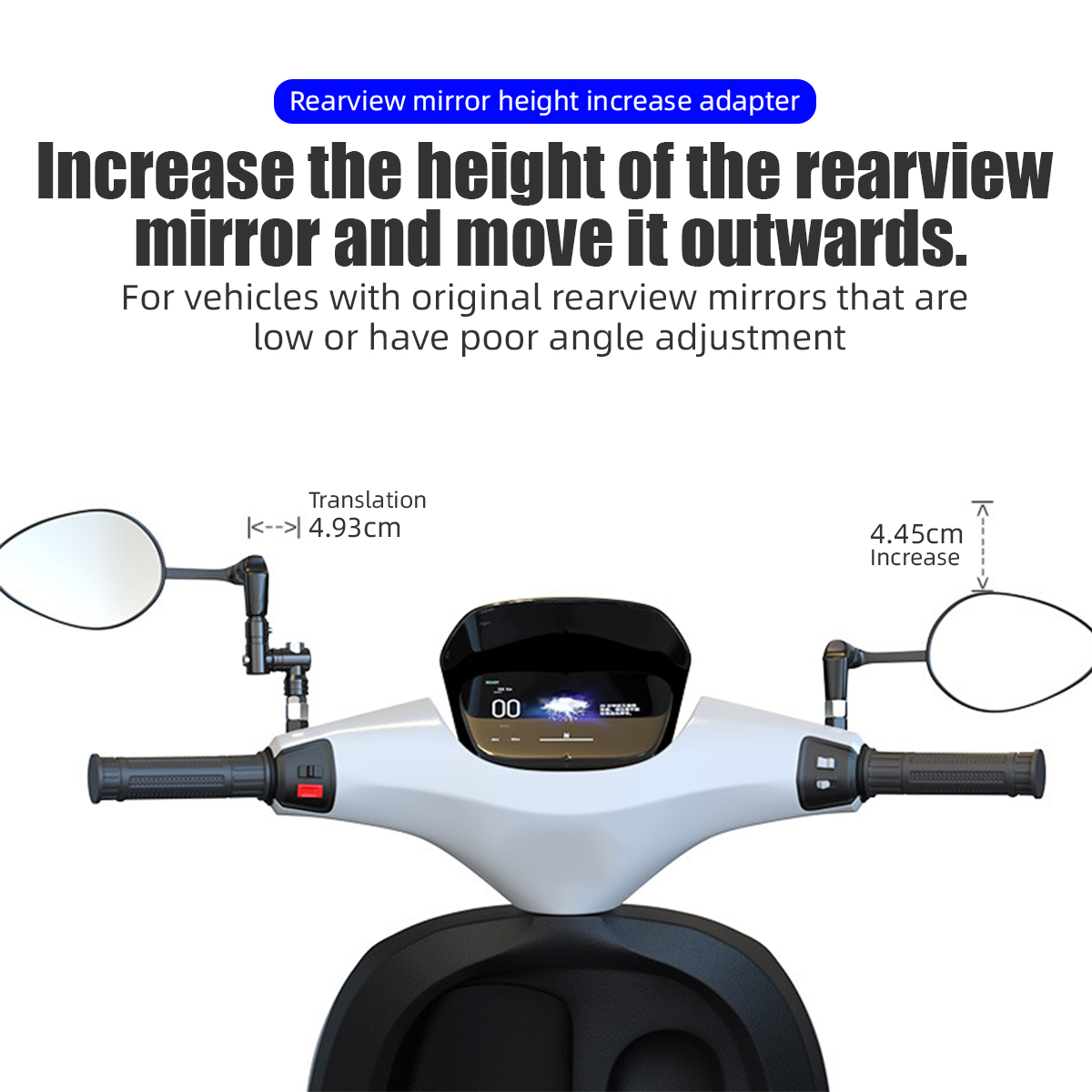 Supporto per Specchietto Moto, - Outdoor Powersports recensione e prezzo