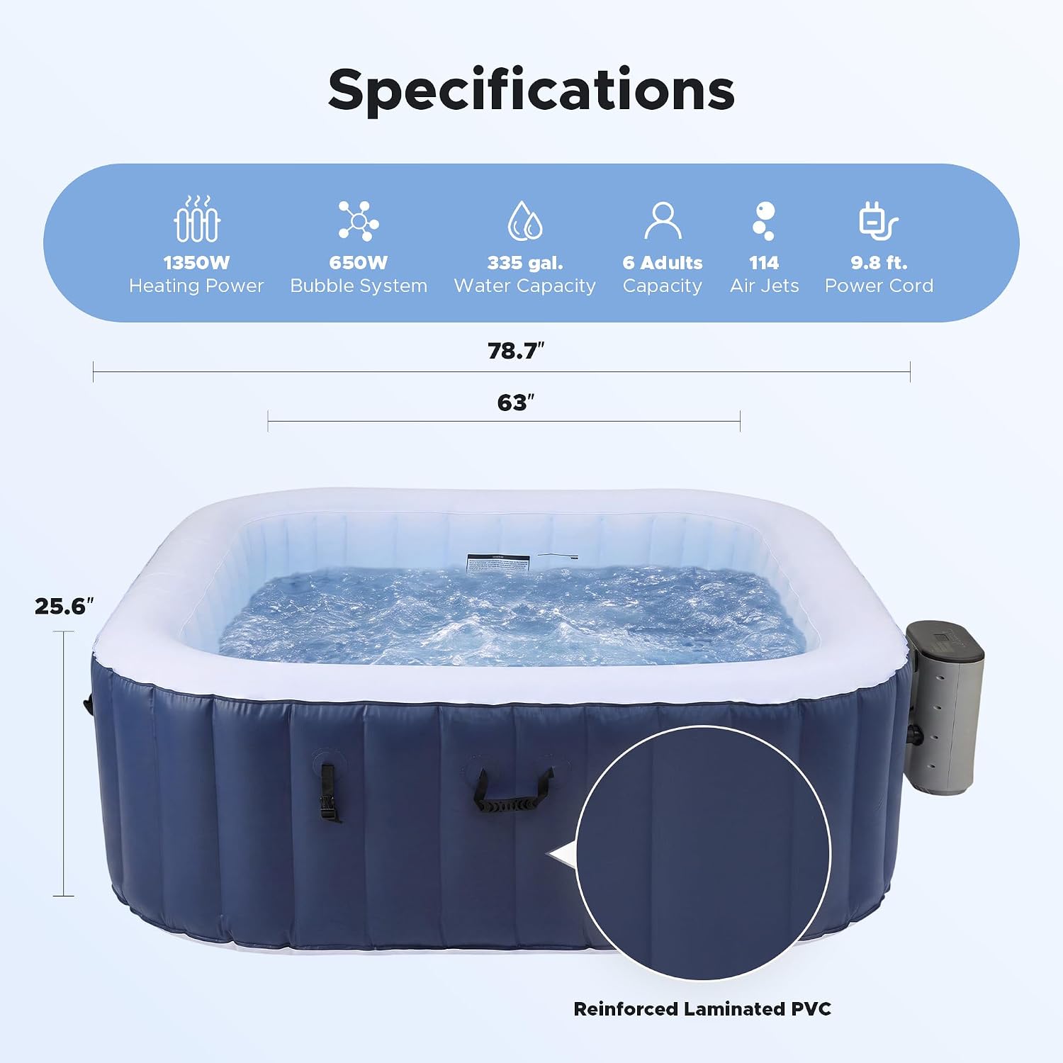 Vasca Idromassaggio Gonfiabile - Outdoor Power For Hot Tub recensione e prezzo