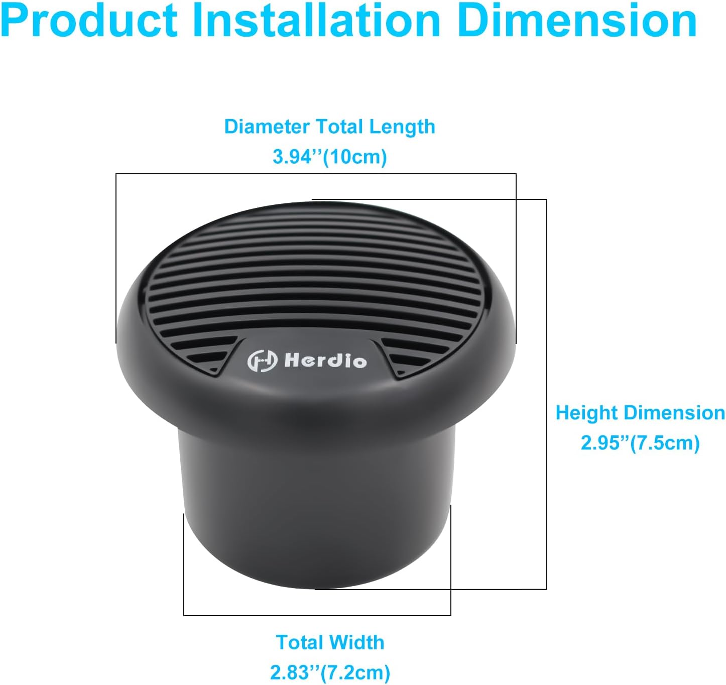 Herdio 2PCS 3 '' Altoparlanti  - Outdoor Power For Hot Tub recensione e prezzo