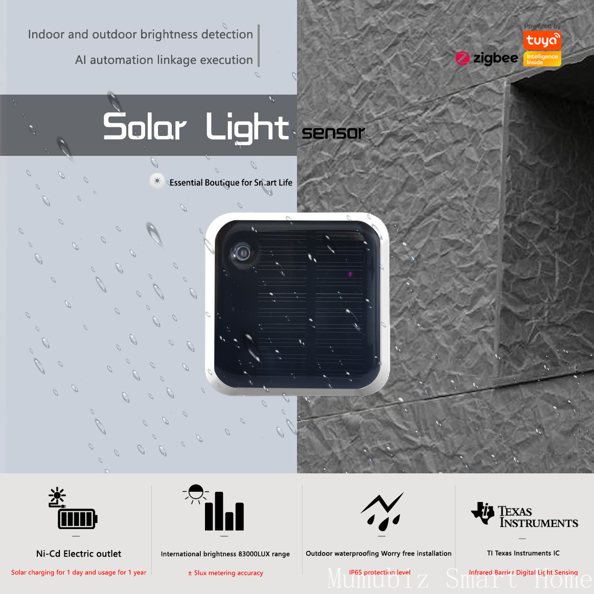 Sensore di luce solare Tuya Zi - Outdoor Power Monitor recensione e prezzo
