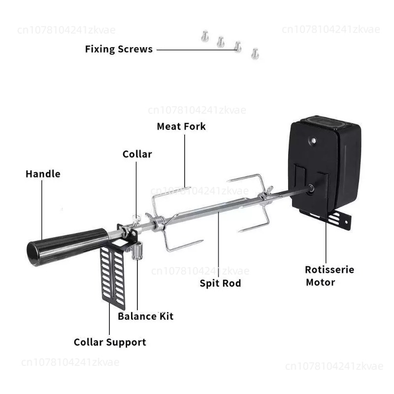 Kit Girarrosto Elettrico a Bat - Outdoor Power Grill recensione e prezzo