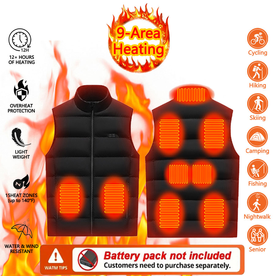 Gilet riscaldante a 9 aree Uom - Outdoor Powersports recensione e prezzo