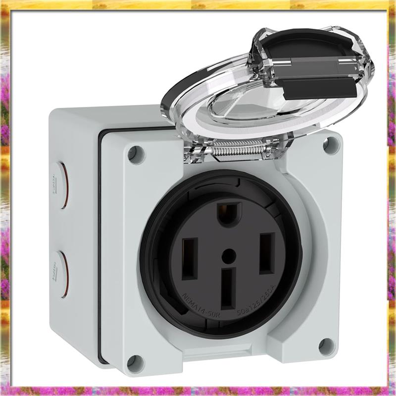 AA46 HOT-50Amp Scatola presa d - Outdoor Power Receptacle recensione e prezzo