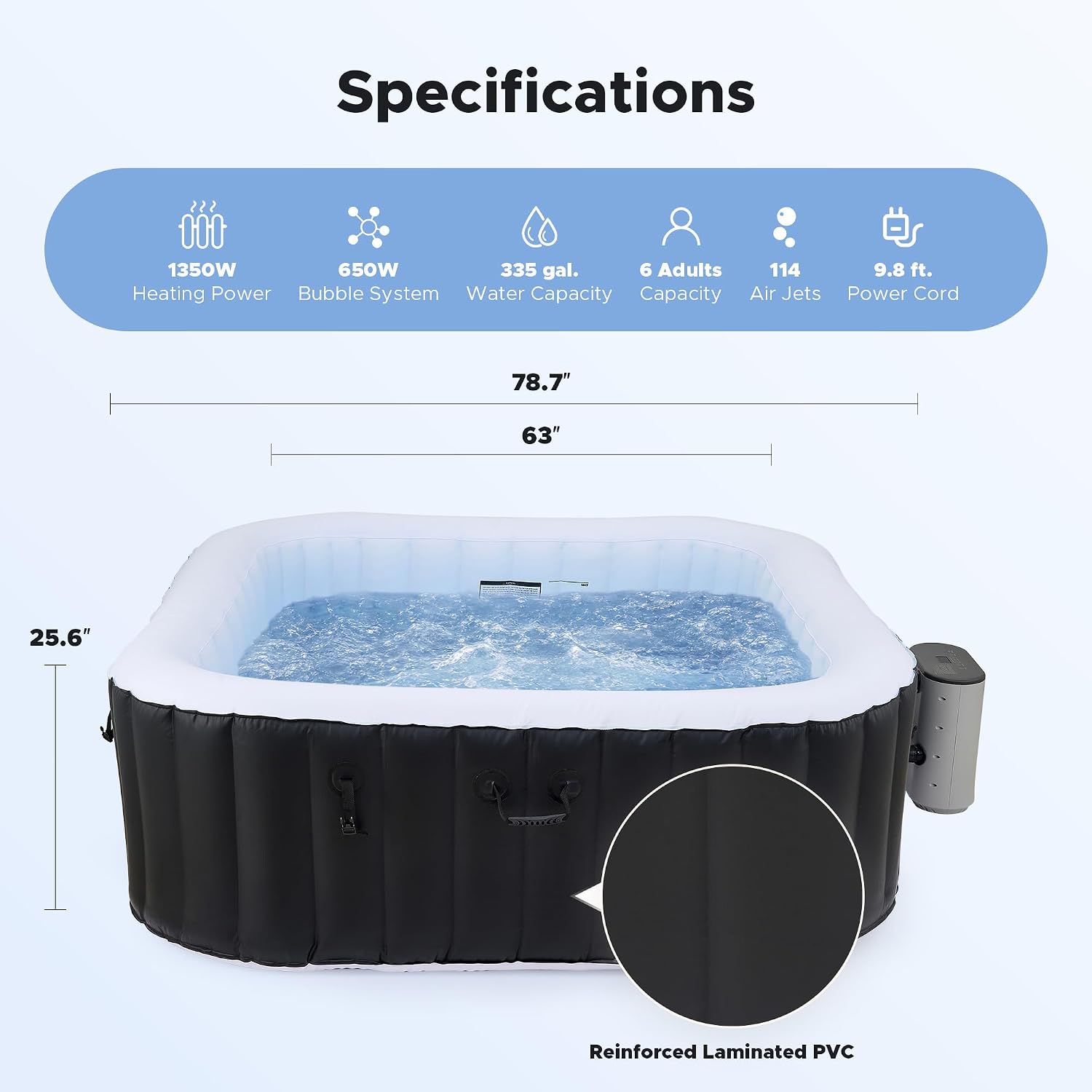 Vasca Idromassaggio Gonfiabile - Outdoor Power For Hot Tub recensione e prezzo