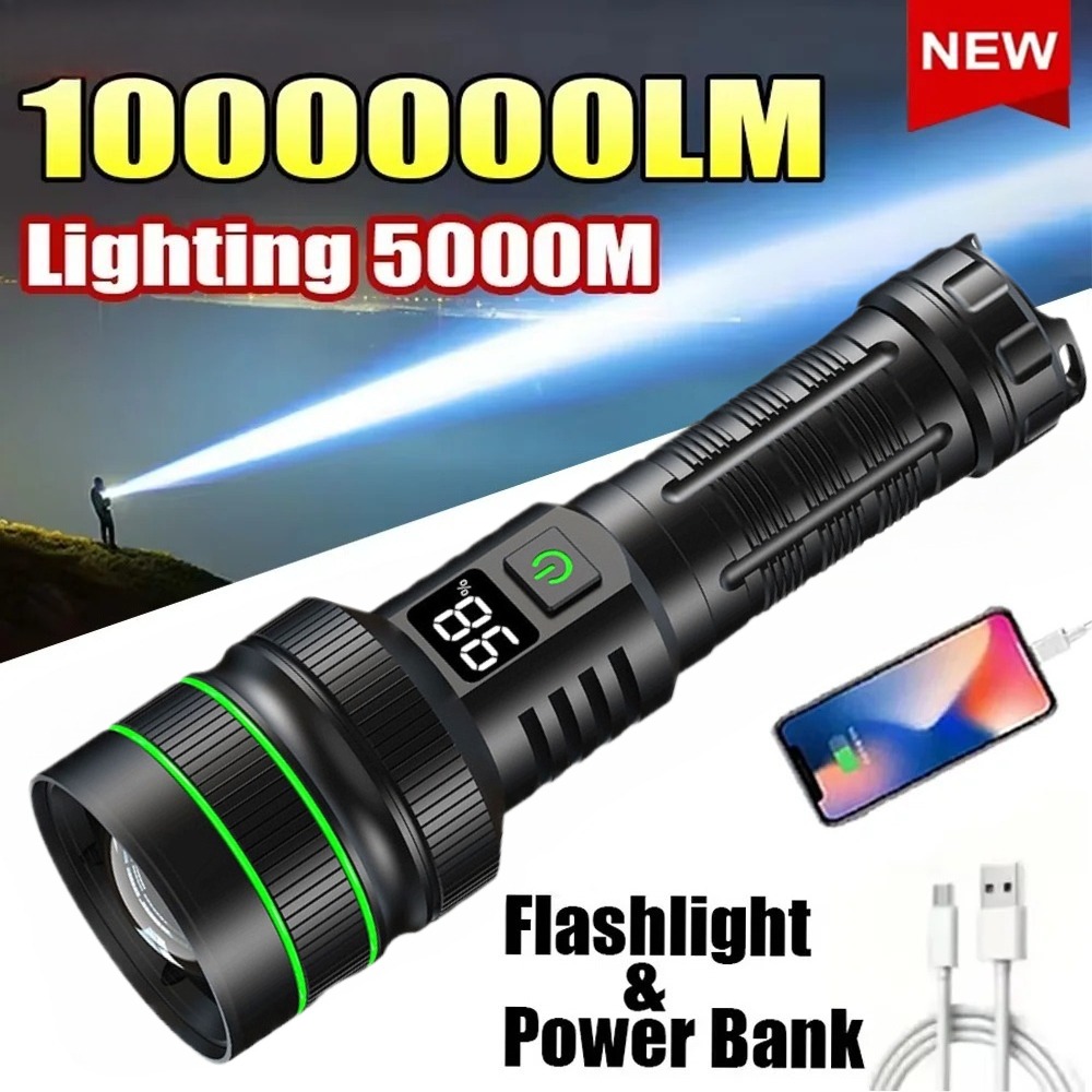 Potente torcia a LED zoomabile - Outdoor Power For Camping recensione e prezzo