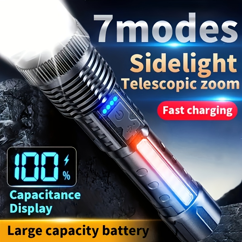 Potente Torcia LED con Indicat - Outdoor Power Usb recensione e prezzo
